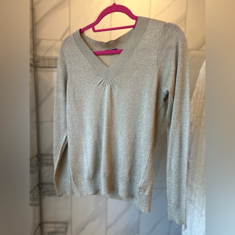 Elegant Reitmans Metallic Sweater - Size M